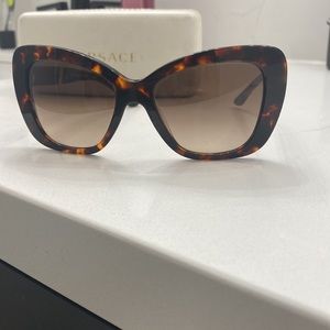 Versace sunglasses - dark Havana gradient